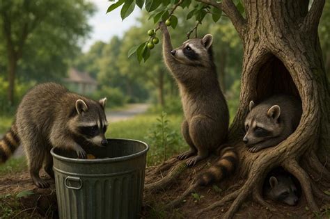 how long can a raccoon live without water